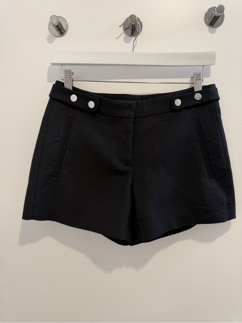 Zara Basic sleek black Women's Tailored Shorts XS